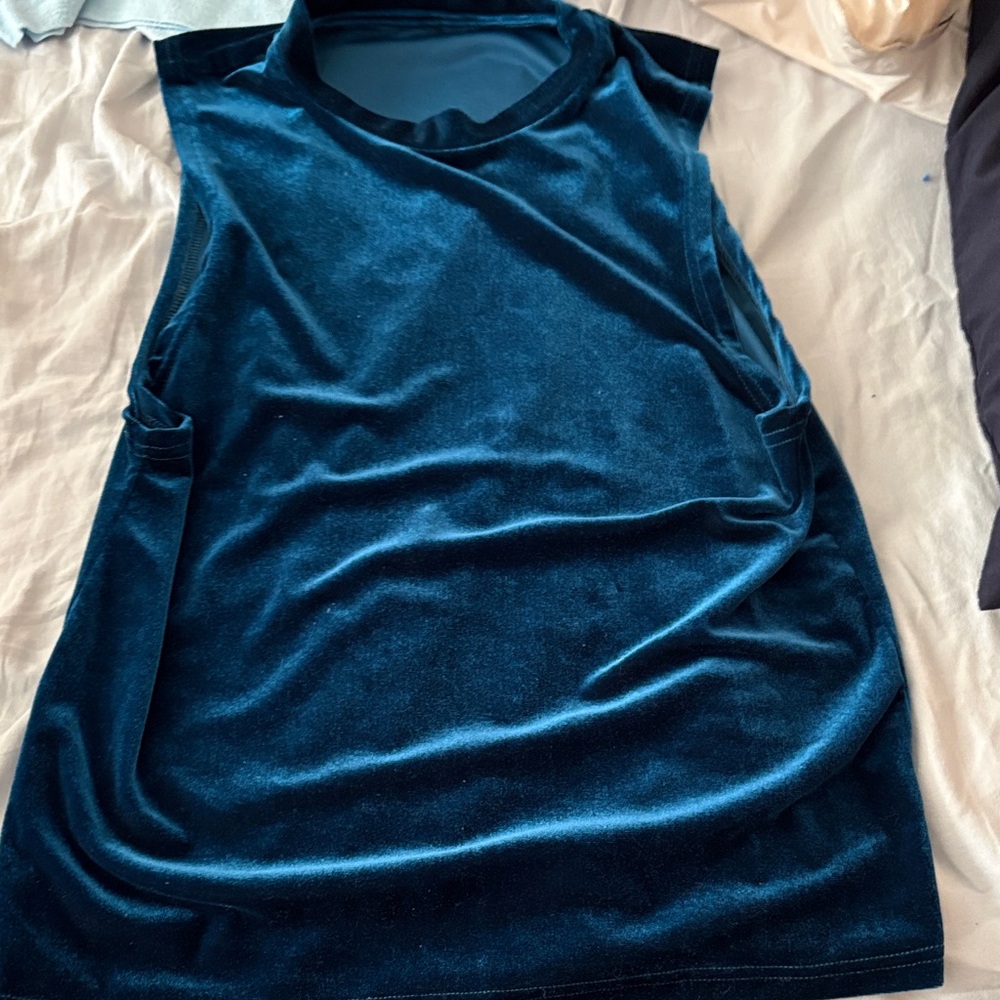 Amazon Essentials Velvet Tank Top - Rich Blue